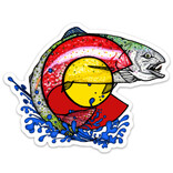 Blue Dog Vision Mini Sticker - Trout Blue Dog Vision Mini Sticker - Trout