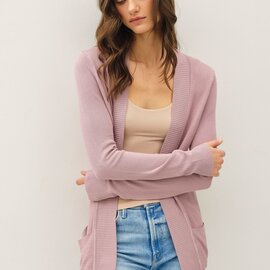 BE COOL Cardi - Open Front Knit