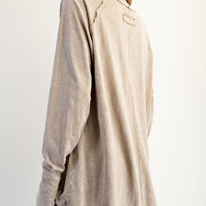 EASEL LOS ANGELES Tee - Swan Washed Cotton Long Sleeve