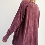 EASEL LOS ANGELES Tee - Swan Washed Cotton Long Sleeve EASEL LOS ANGELES Tee - Swan Washed Cotton Long Sleeve