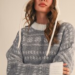 Klesis Sweater - Pattern Knit Contrast