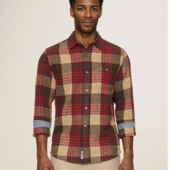 Flag & Anthem Men's Shirt - Lansing Herringbone Flannel
