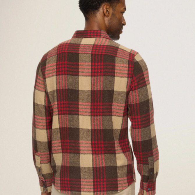 Flag & Anthem Men's Shirt - Lansing Herringbone Flannel