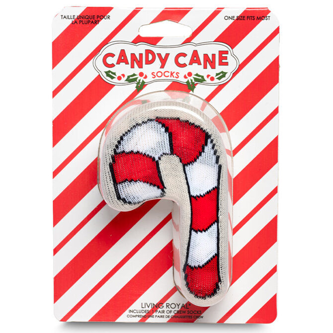 Living Royal SOCKS-CANDY CANE 3D