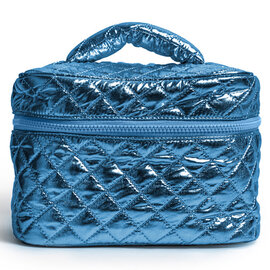 Living Royal Travel Case - Navy Cosmetic Puffer