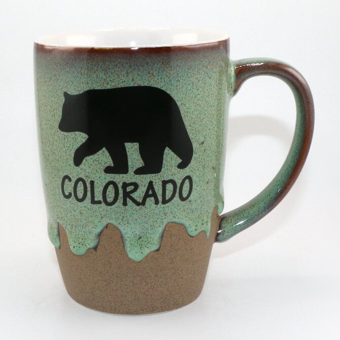 Monterey Mug - Bear Drip Glaze Colorado Assorted
