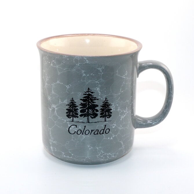 Lipman Gifts Mug - Trees Colorado 22oz Assorted
