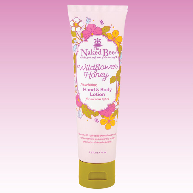 Naked Bee Lotion - Wildflower/Honey 2.25oz