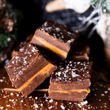 Calico Mfg Homemade Dark Chocolate Sea Salt Fudge