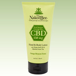 Naked Bee Lotion - CBD Orange Blossom Green Tea 5.5oz 550mg