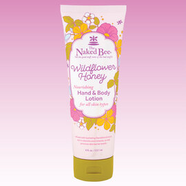 Naked Bee LTN-WILDFLWR/HONEY 8OZ
