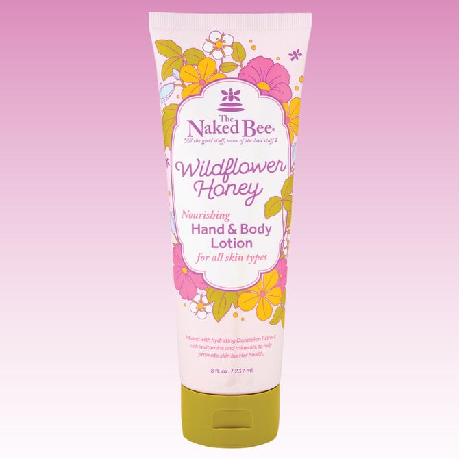 Naked Bee LTN-WILDFLWR/HONEY 8OZ