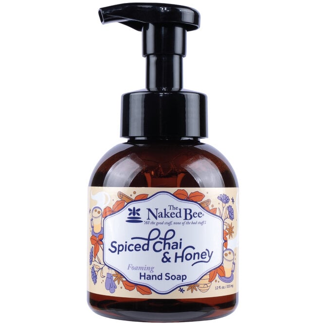 Naked Bee FOAMING SOAP-CHAI/HONEY 12OZ