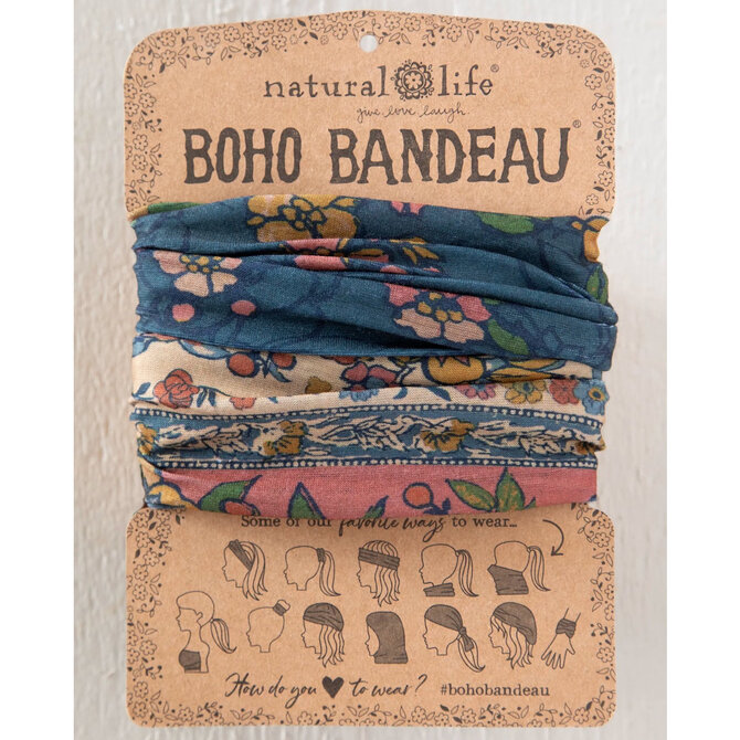 Natural Life BOHO-BAT BLUE RIVIERA FLORA