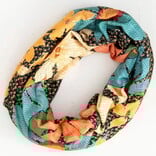 Natural Life BOHO-BLUE/CORAL/CRM FLORAL