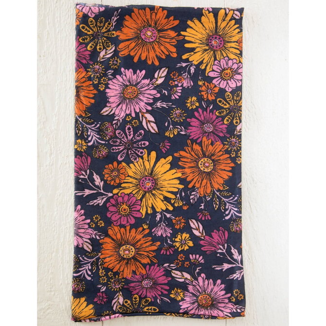 Natural Life BOHO-NAVY WHIMSICAL DAISIES