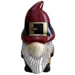 Rustic Woodworks GNOME W/ HOLIDAY HAT/BELT 10"