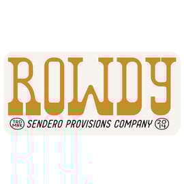 SENDERO Sticker - Rowdy