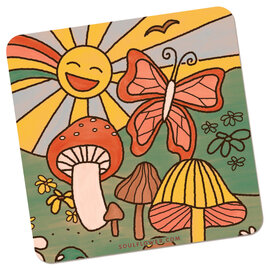 Soul Flower Sticker - Mushroom Scene