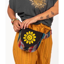 Soul Flower HIP BAG-HAPPY DAISY BLK