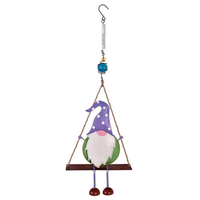 Sunset Vista BOUNCY-SWING GNOME PURPLE HAT