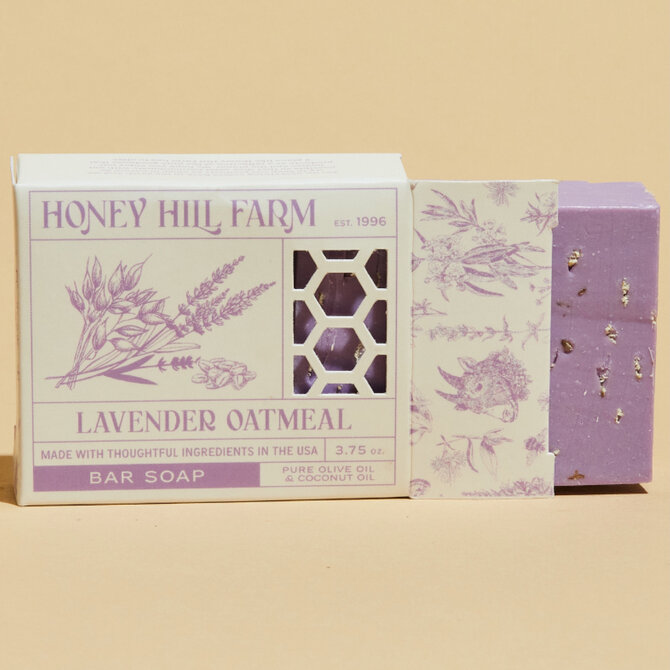 6 DEGREES SOAP-LAVENDER/OATMEAL 3.75OZ