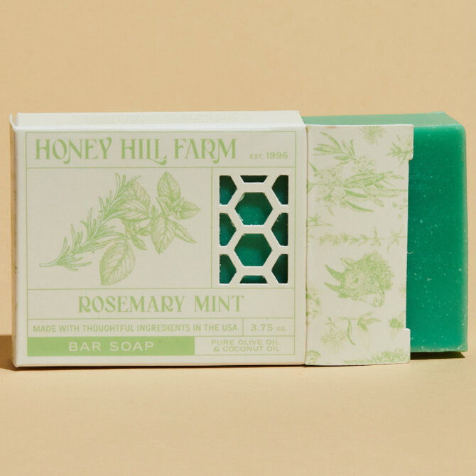 6 DEGREES SOAP-ROSEMARY/MINT 3.75OZ