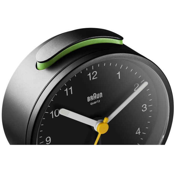 Ameico CLOCK-ALARM ROUND BLACK