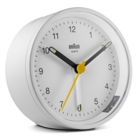 Ameico Clock - Alarm Round White