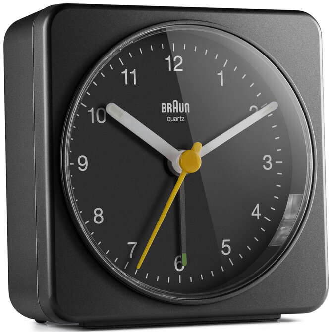 Ameico CLOCK-TRAVEL ALARM LG BLACK