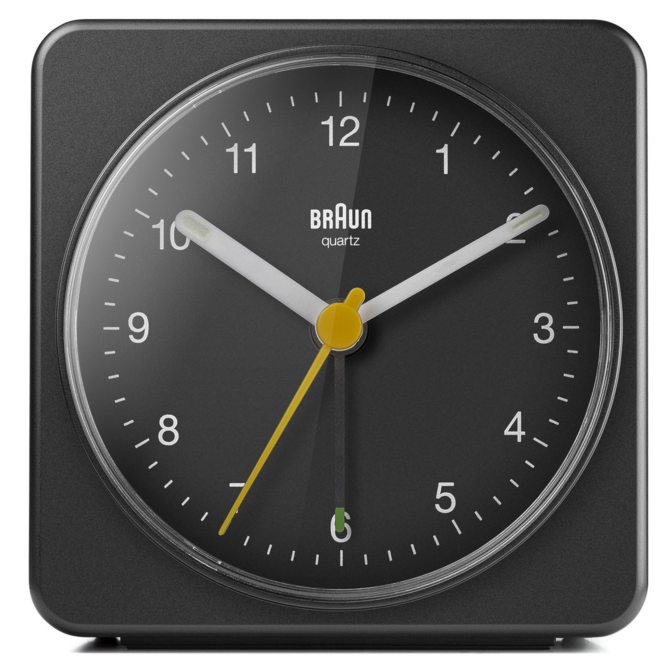 Ameico CLOCK-TRAVEL ALARM LG BLACK