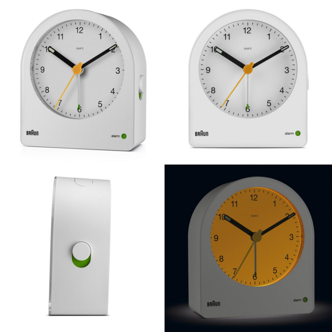 Ameico CLOCK-ALARM WHITE