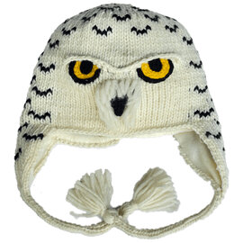 ART OF ECUADOR HAT-SNOWY OWL YTH