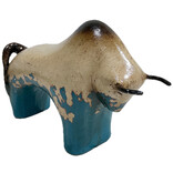 ARTISANS GALLERY BULL-TQ/BRWN SM