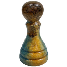 ARTISANS GALLERY CHESS PIECE-PAWN TQ/BRWN
