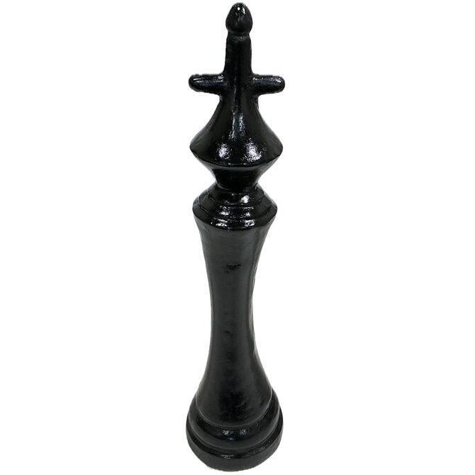ARTISANS GALLERY CHESS PIECE-KING BLK