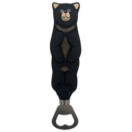 BARRY OWEN INC Bottle Opener - Black Bear Wood