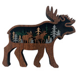 BARRY OWEN INC FIG-MOOSE LAYERED WD