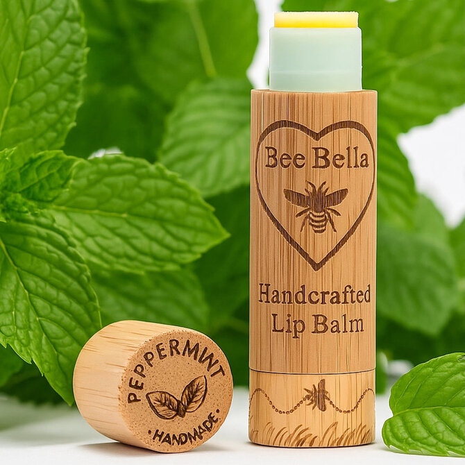 BEE BELLA LIP BALM-PEPPERMINT