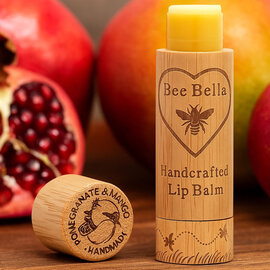 BEE BELLA LIP BALM-POMEGRANITE/MANGO