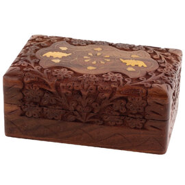 BENJAMIN INTERNATIONAL Box - Elephant Wood 6x4