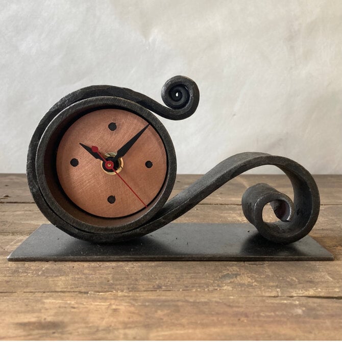BLACKTHORNE FORGE CLOCK-METAL 21C