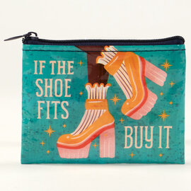 Blue Q COIN PURSE-IF THE SHOE FITS