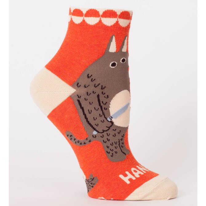 Blue Q SOCKS-HANGRY ANKLE