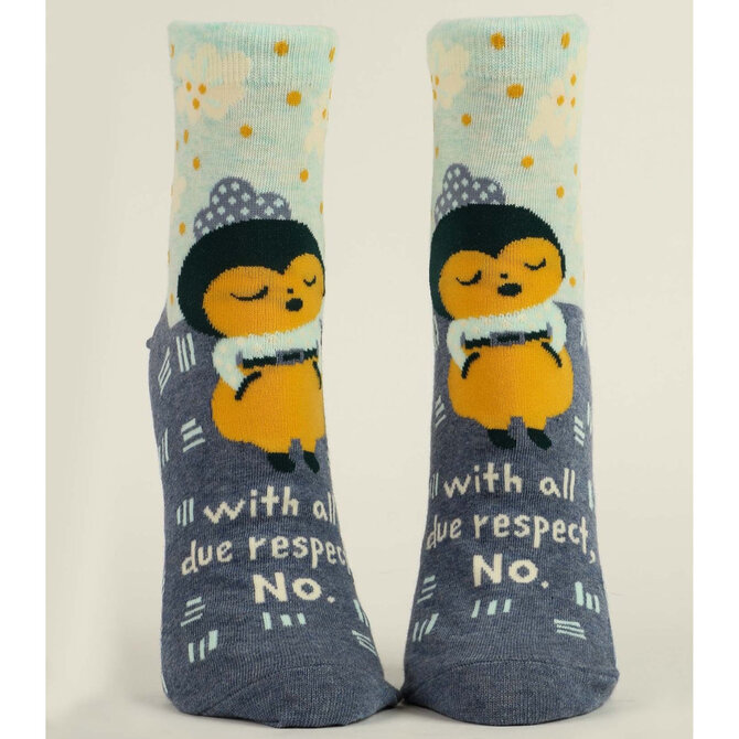 Blue Q SOCKS-ALL DUE RESPECT