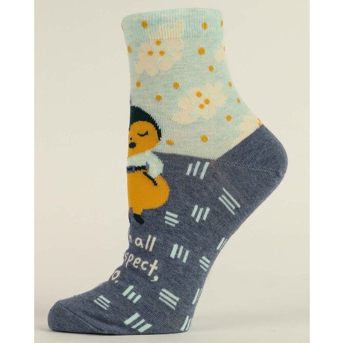 Blue Q SOCKS-ALL DUE RESPECT