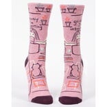 Blue Q SOCKS-GO AWAY INTROVERTING