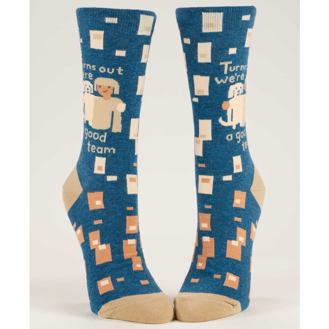Blue Q SOCKS-WE'RE A GOOD TEAM