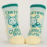 Blue Q SOCKS-BABY CUDDLE BUG/BOTH CRY