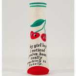 Blue Q SOCKS-ANKLE HEY GIRL HEY